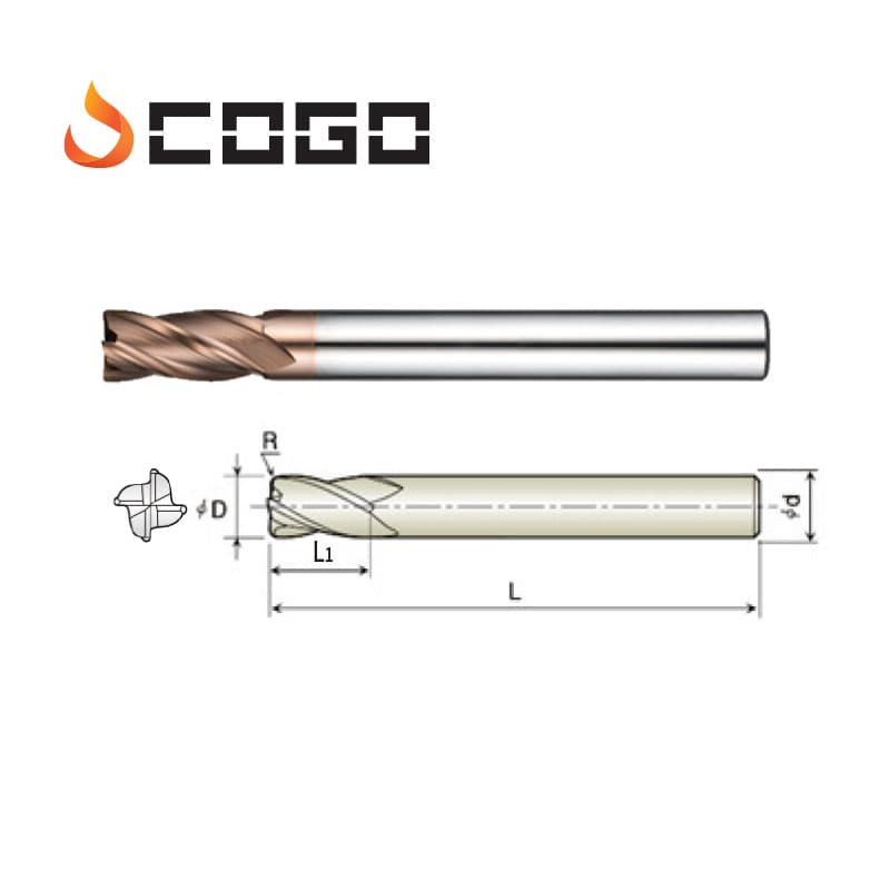 Corner Radius Endmills
