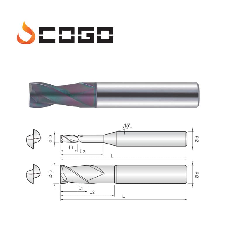 R-TAC R-TAC Coated Rib Endmills