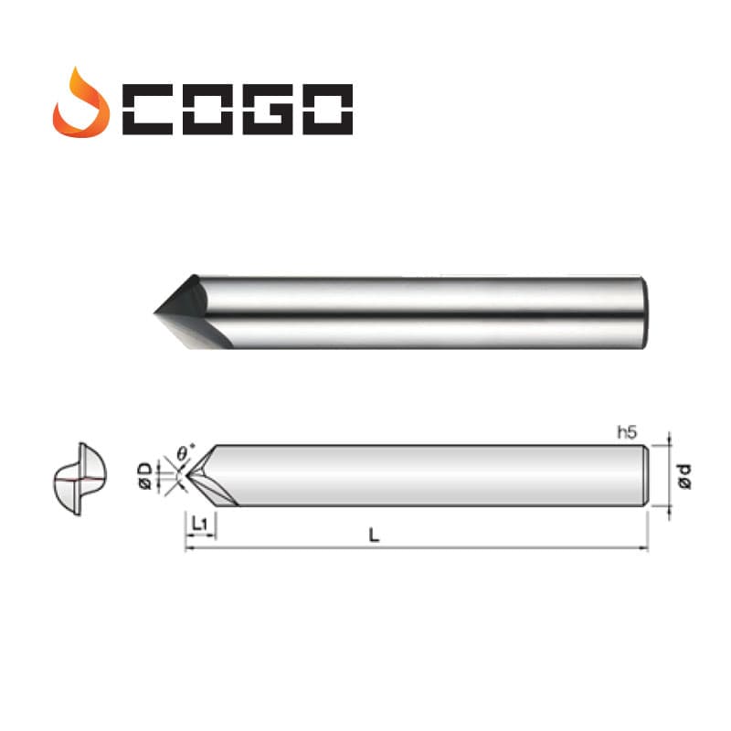 Straight Flute Taper Endmills