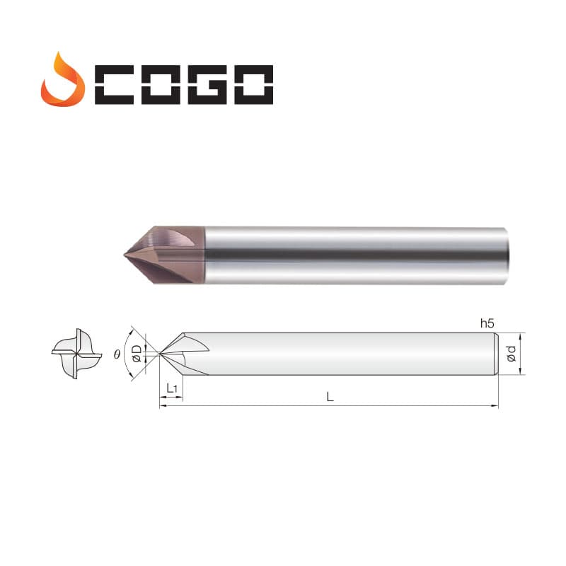 Straight Flute Taper Endmills
