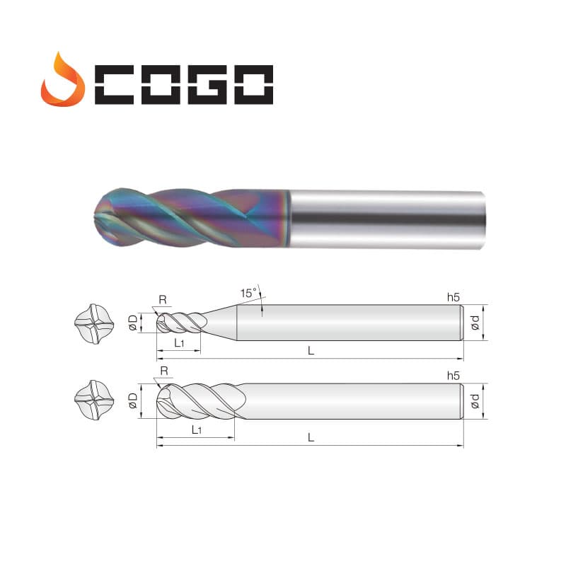 Ball Endmills for Various Symmetry