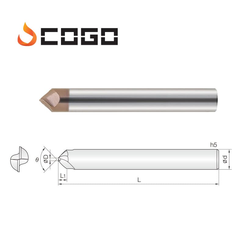 90° 90° Chamfering Cutter