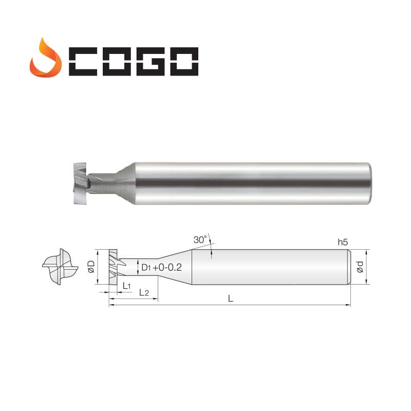 T- Carbide T Slot Cutter