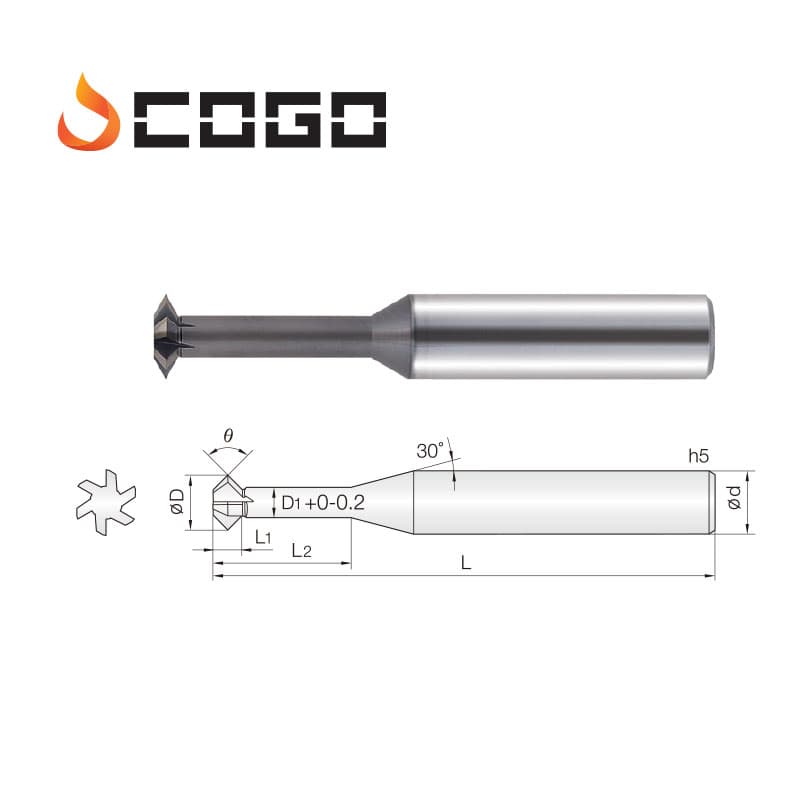 T- T Double Angular Cutter