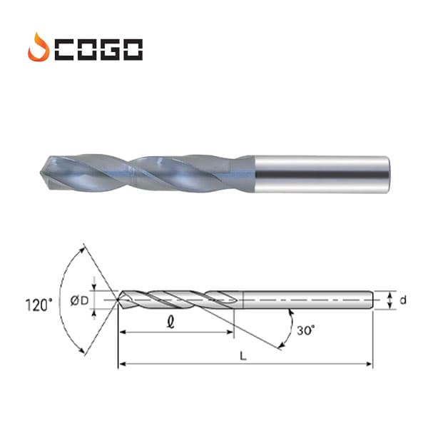 Solid Straight shank Drill