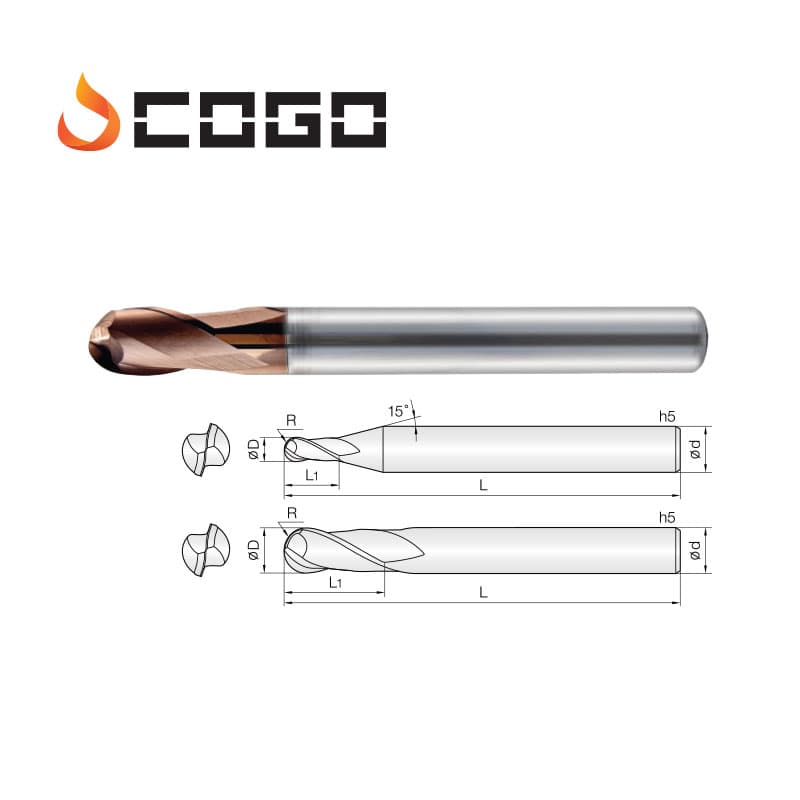 Standard Ball Endmills