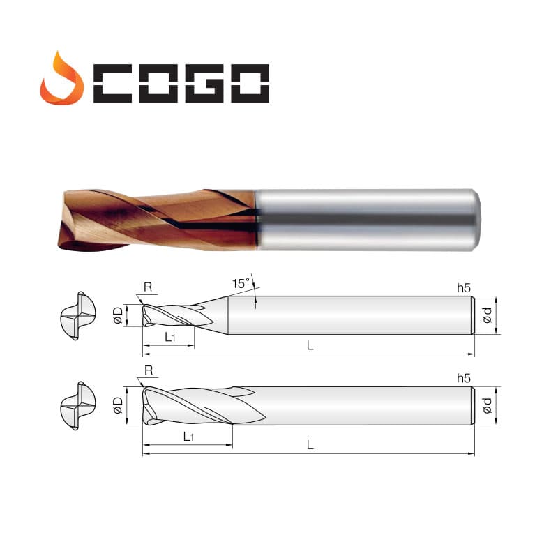 Corner Radius Endmills