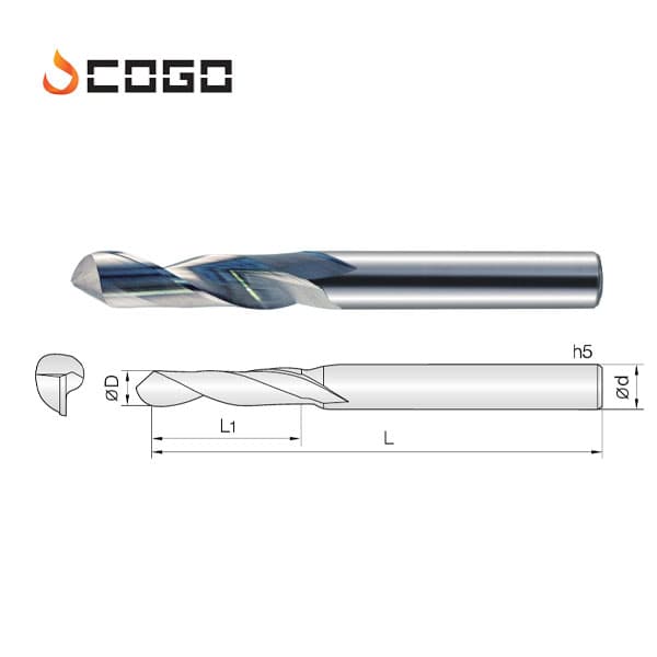 1 1Flute Ball Endmills