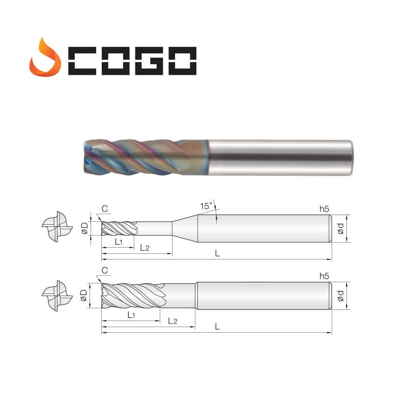 Slotting Endmills for Various Symmetry