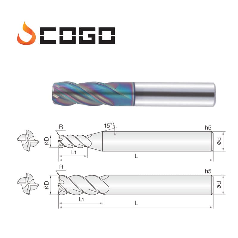Corner Radius Endmills for Various Symmetry