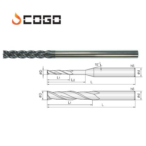 Extra-long endmill