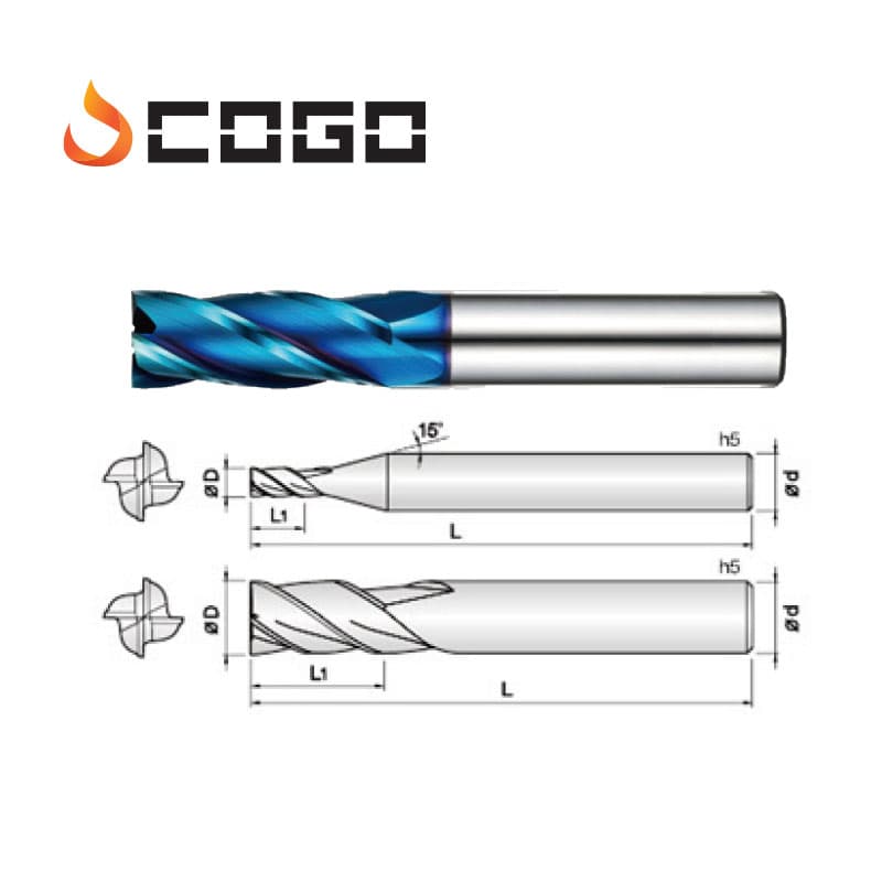 Standard Endmills for heavy cuts