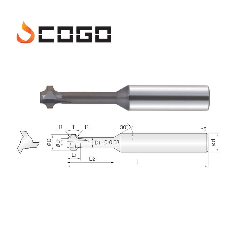 T- R T Double Corner Rounding Cutter