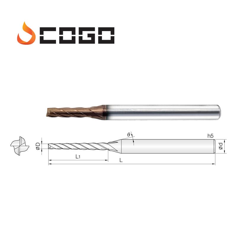 Rib Taper Endmills